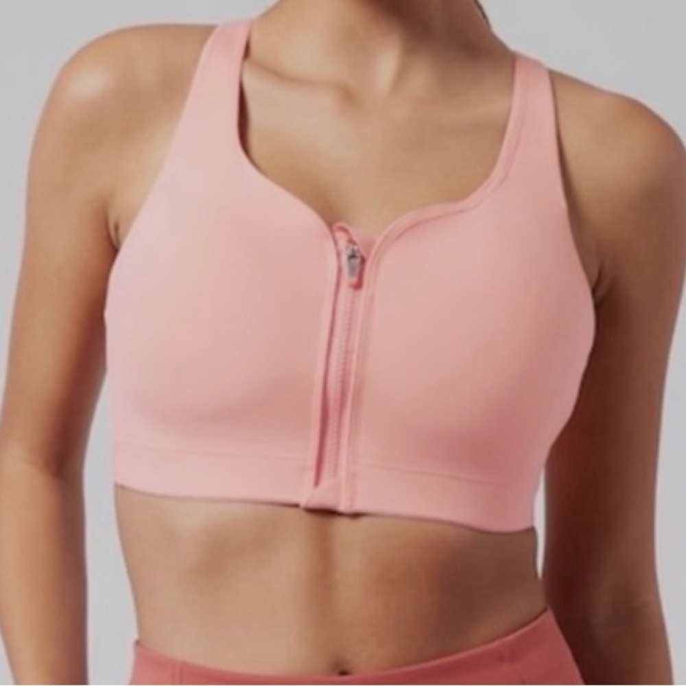Athleta Advance Zip Front Bra | Sz 32DD
